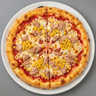 Tuna & Sweet Corn Pizza 